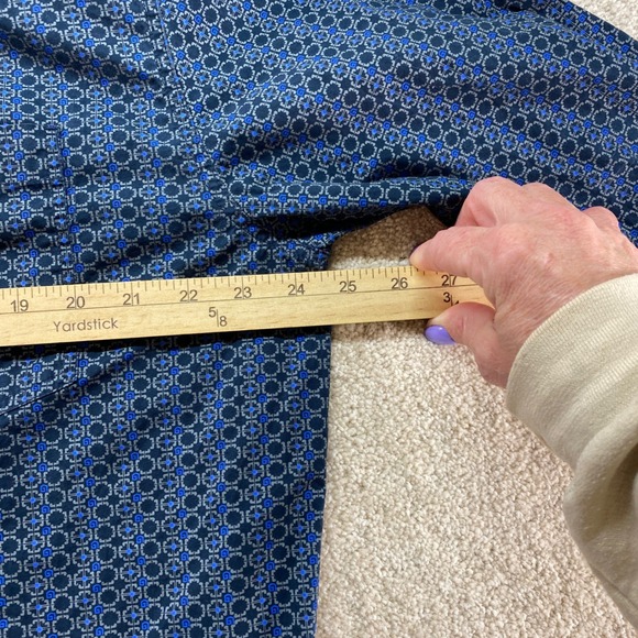 Cody James Core Shirt Mens Large Blue Geometric Print Button Down Long Sleeve - Picture 4 of 9